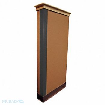 GRAINGER APPROVED G3649 Corner Guard Gray 2x48in Adhesive, 6YDE4