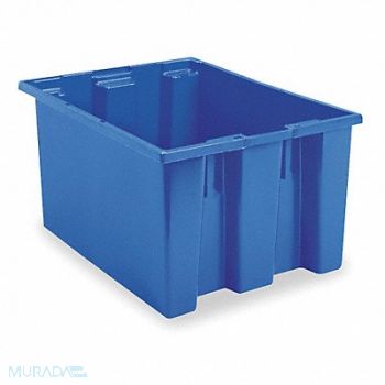 AKRO-MILS F8962 Stack and Nest Ctr Blue Solid Polymer, 5LA14