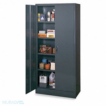 GRAINGER APPROVED Storage Cabinet 78 x36 x24 Gray 4Shlv, 1UFE4