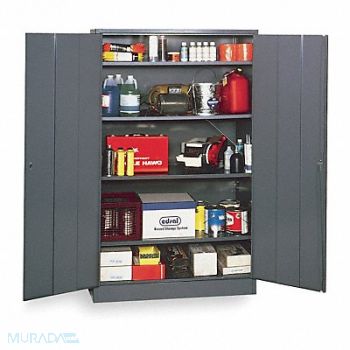 GRAINGER APPROVED Storage Cabinet 78 x48 x24 Gray 4Shlv, 1UFE8