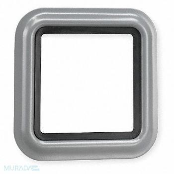 FEDERAL SIGNAL Gasketed Trim Ring Gray, 5LE17