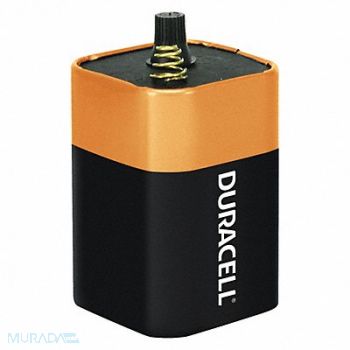 DURACELL Lantern Battery Alkaline 6VDC Spring, 5LE26