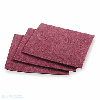 ABILITY ONE Abrasive Mat 11 in L Red PK10, 5LG28