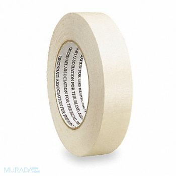ABILITY ONE Masking Tape 2 W 60 yd L Tan, 5LG44