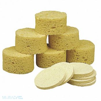 ABILITY ONE Sponge 2 1/4 in L Natural PK12, 5LG59