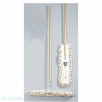 ABILITY ONE Dust Mop Kit 24 in W White, 5LG62