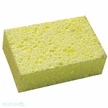 ABILITY ONE Sponge 5 3/4 in L Yellow PK60, 5LG73