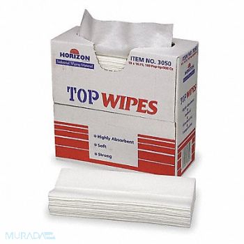 SKILCRAFT Dry Wipe 10 x 16-3/4 White, 5LG95