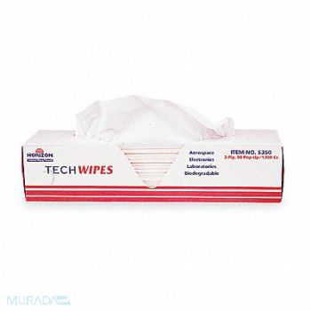 ABILITY ONE Dry Wipe 16-3/4 x 15 White PK3, 5LG96