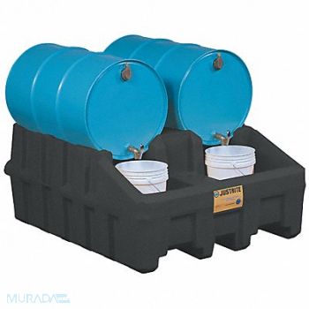 GRAINGER APPROVED Double Drum Base Module Black, 5LTN5