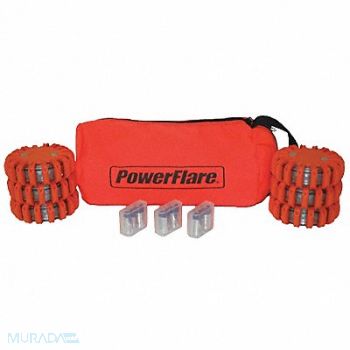 POWERFLARE D6166 LED Safety Flare LED Color Amber, 5LUZ2