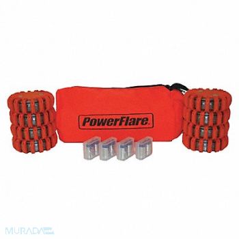 POWERFLARE D6167 LED Safety Flare LED Color Amber, 5LUZ8