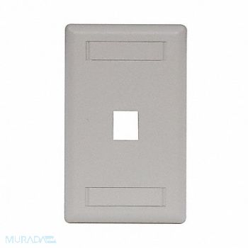 HUBBELL PREMISE WIRING Wall Plate 1 Port, 5LV22