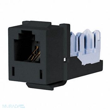 HUBBELL PREMISE WIRING Jack Black Voice RJ25, 5LV40