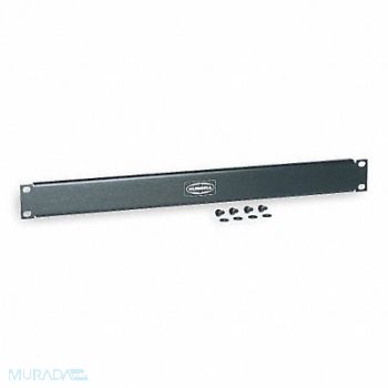 HUBBELL PREMISE WIRING Panel Blank Black, 5LV85