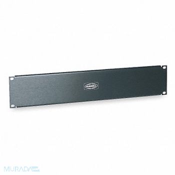 HUBBELL PREMISE WIRING Panel Blank Black, 5LV86