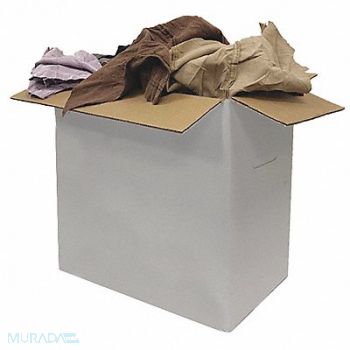 GRAINGER APPROVED Cloth Rag Reclaimed Size Varies, 5LVD9