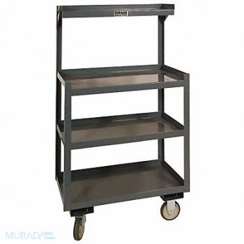 GRAINGER APPROVED Mobile Wrkstion Steel 30 L 24 W 4 Shelf, 5LVH0