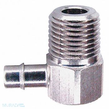 PNEUMADYNE INC Elbow 90D Fixed Male 1/8 x 1/16 In Brass, 5LWJ8