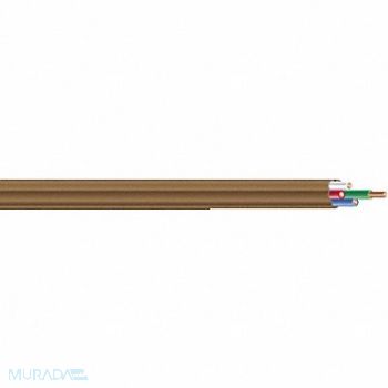 SOUTHWIRE T-Stat Cbl 4 Cond 18AWG Comm Brn 250ft, 5LWP7