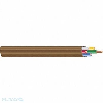 SOUTHWIRE T-Stat Cbl 5 Cond 18AWG Comm Brn 250ft, 5LWP8