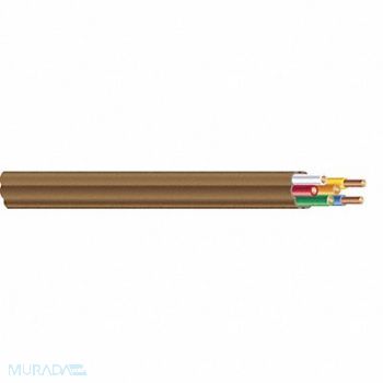 SOUTHWIRE T-Stat Cbl 5 Cond 20AWG Comm Brn 250ft, 5LWR4