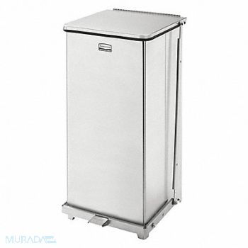 RUBBERMAID COMMERCIAL PRODUCTS STEP CAN DEFENDERS SQ 49L/13G SS, 5LY29