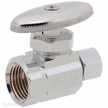 GRAINGER APPROVED Multi-Turn Stop Straight 1/2 Inx3/8 In, 5LYF1