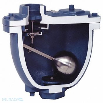 VAL-MATIC Valve Air Release and Vac FNPT 4 x 4 CI, 5WLX8