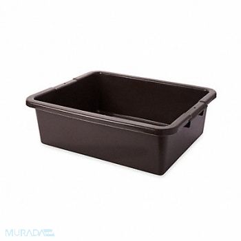 RUBBERMAID COMMERCIAL PRODUCTS Nesting Container Brown Plastic, 5M670