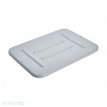 RUBBERMAID COMMERCIAL PRODUCTS Lid Gray HDPE 22 in, 5M687