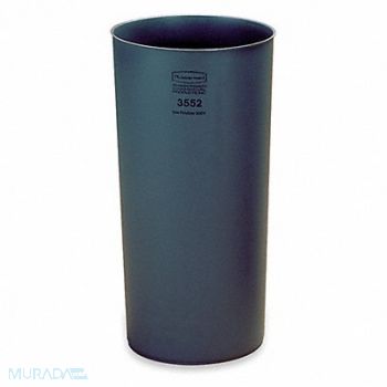 RUBBERMAID COMMERCIAL PRODUCTS Rigid Liner 22 gal Gray, 5M813