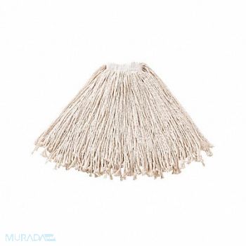 RUBBERMAID COMMERCIAL PRODUCTS Wet Mop White Cotton, 5M972