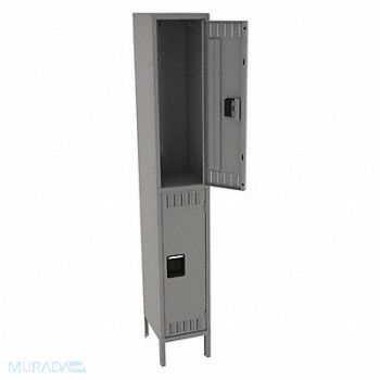 TENNSCO Wrdrb Lckr 2x1Lckr Gray 78 x12 x15 Assm, 5MDP9