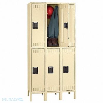 TENNSCO E1577 Wrdrb Lckr 2x3Lckr Sand 78 x36 x15 Assm, 5MDR2