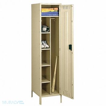 TENNSCO Wrdrb Lckr 1x1Lckr Sand 78 x24 x21 Assm, 5MDR7