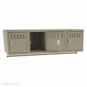 TENNSCO Bx Lckr 1x4Lckr Sand 12 x48 x18 Assm, 5MDV1