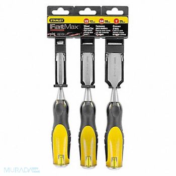 STANLEY Chisel Set 3 Pieces 1/2 3/4 and 1 In., 5ME52