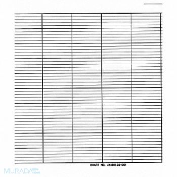 HONEYWELL Strip Chart Roll Range None Length 66 Ft, 5MET3