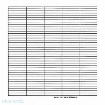 HONEYWELL Strip Chart Roll Range None Length 79 Ft, 5MET8