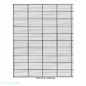 HONEYWELL Strip Chart Fanfold Range None 50 Ft, 5MEU0