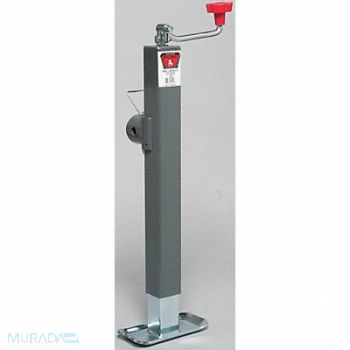 BULLDOG Trailer Jack Square Swivel Topwind 26 in, 5MGR3