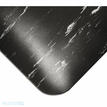 WEARWELL Antifatigue Mat Black 3ft.x5ft., 167U25