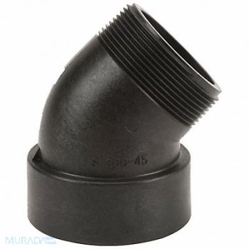 GRAINGER APPROVED Street Elbow 45 Degrees 3 in FNPT x MNPT, 5MLU5