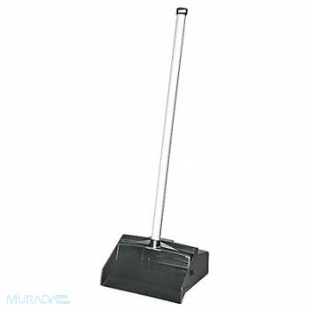 ABILITY ONE Long Handled Dust Pan Black, 5MM79