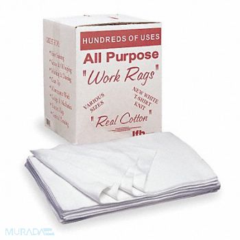 ABILITY ONE Cloth Rag New Size Varies, 5MN49