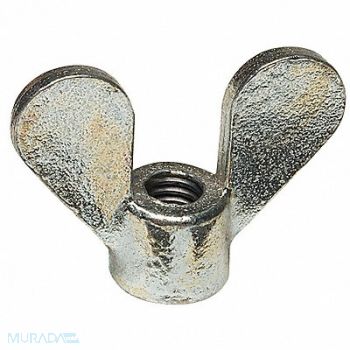 GRAINGER APPROVED WngNt Znc Stl 1 7/8x1.375in 1/4 -20 10PK, 5MNC7