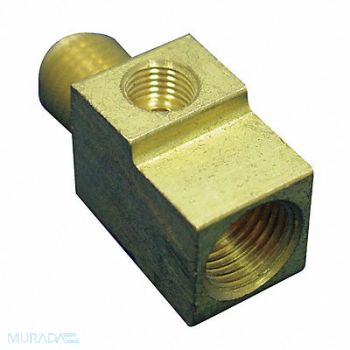 EATON WEATHERHEAD Brake Tee 3/16 In Brass, 5MTE1
