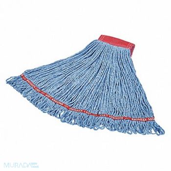 RUBBERMAID COMMERCIAL PRODUCTS Wet Mop Blue Cotton/Synthetic, 5MU60