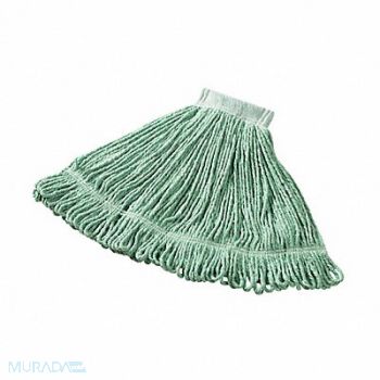 RUBBERMAID COMMERCIAL PRODUCTS Wet Mop Green Cotton/Synthetic, 5MU67